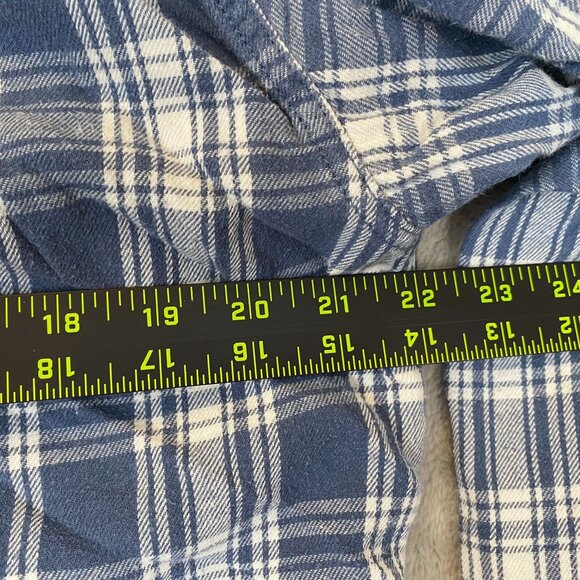 Faded Glory Men's Shirts Medium Lot of Three Long Sleeve Button Up Flannel Plaid - Picture 9 of 16